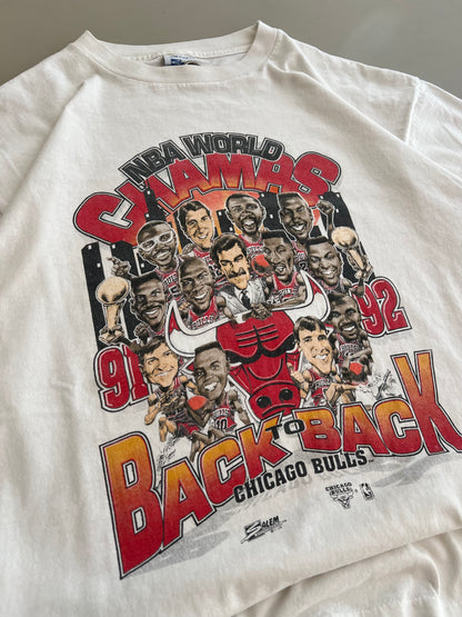 XL 1992 Chicago Bulls Back To Back Champions T-shirt