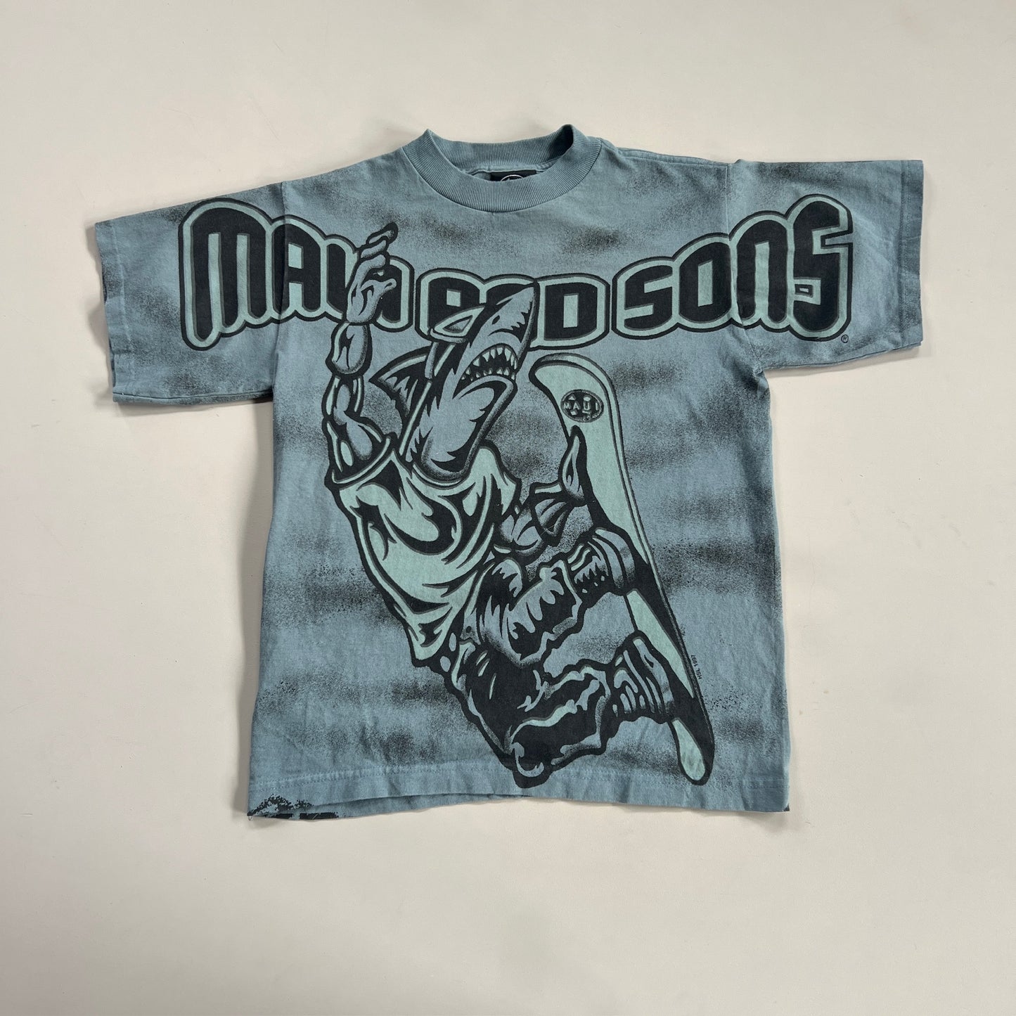 Youth Large 1990s Maui and Sons Surf T-shirt