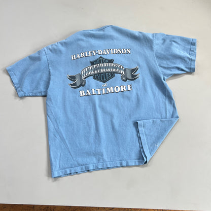 XL 1995 Harley Davidson Baltimore T-shirt