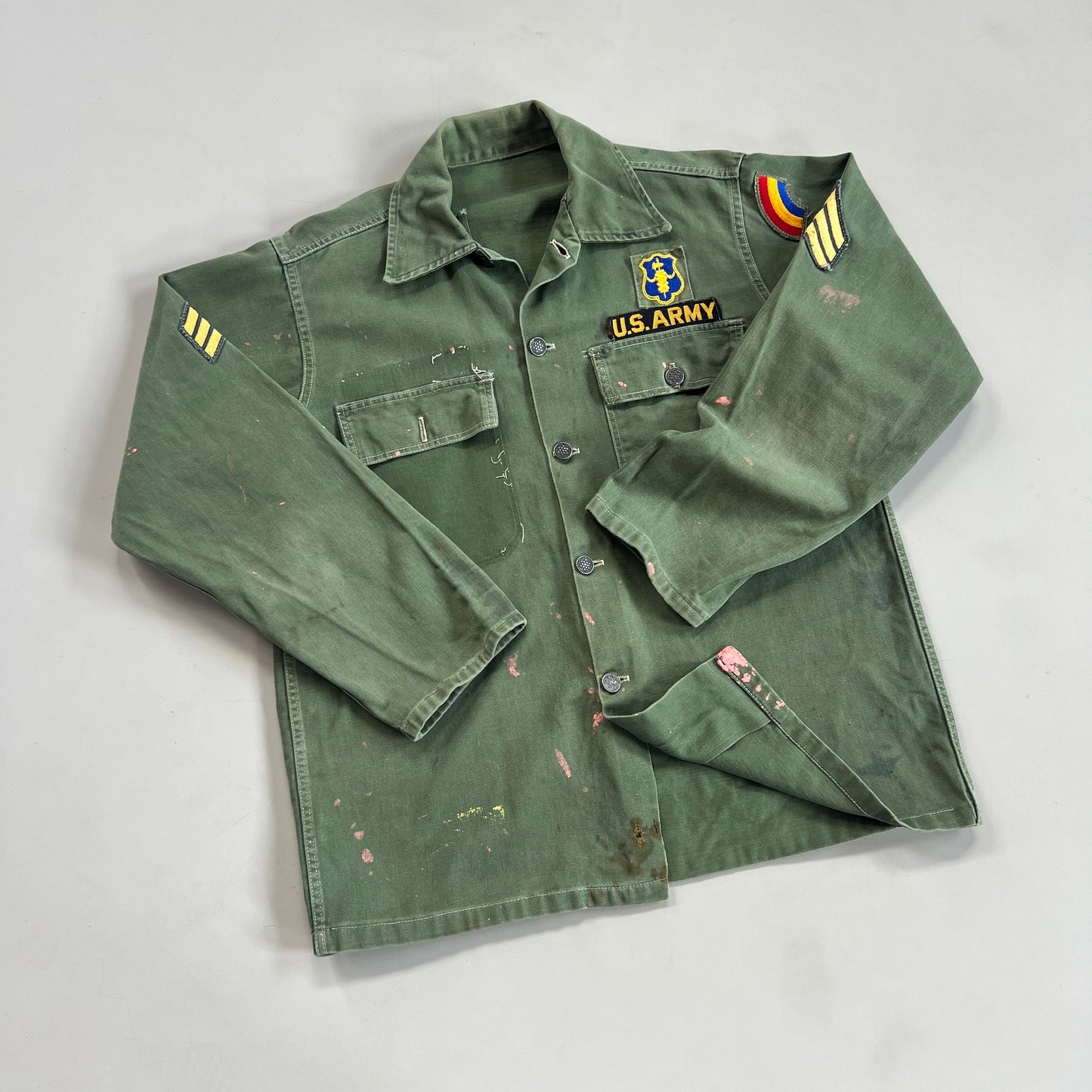 Large 1960s 13 Star US Army Shirt
