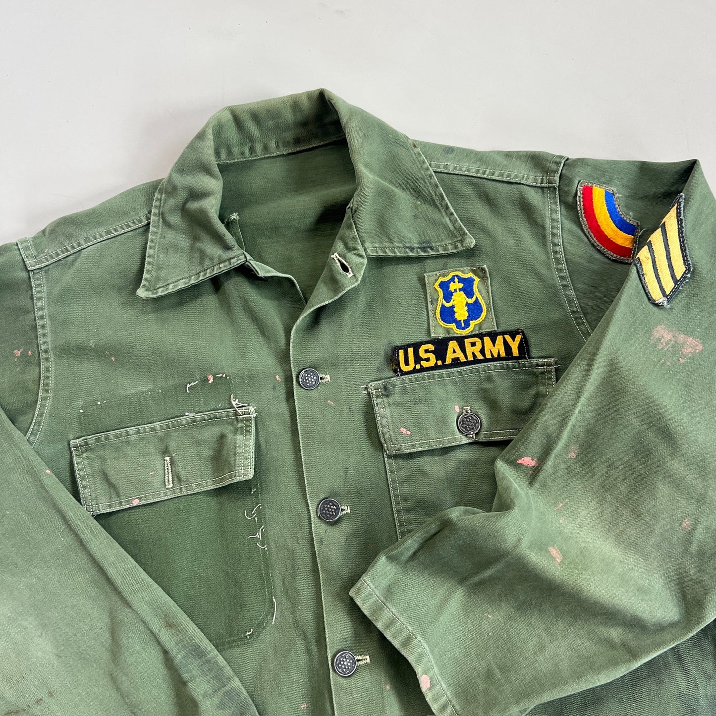 Large 1960s 13 Star US Army Shirt