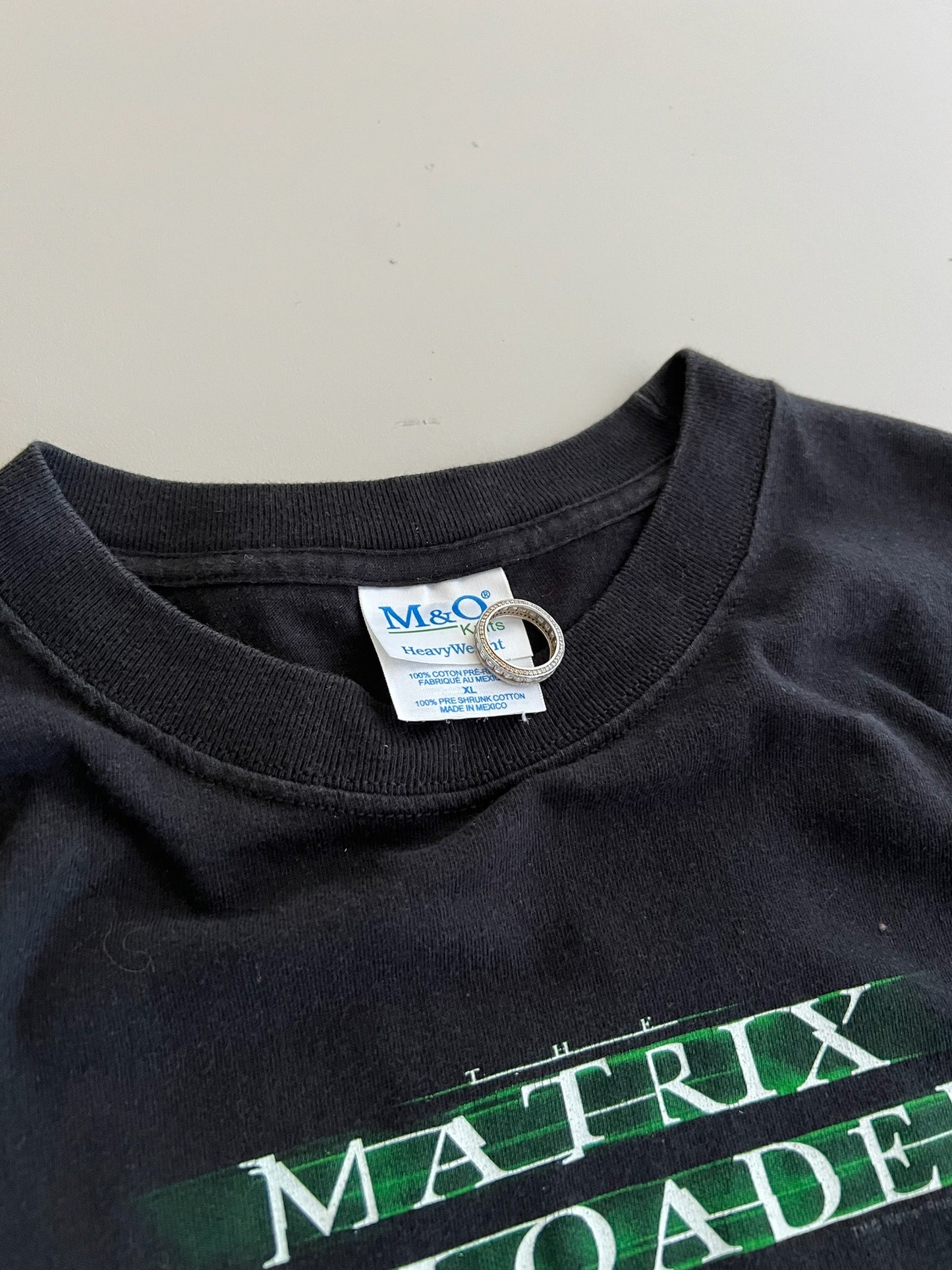XL 2003 Matrix Reloaded Promo T-shirt