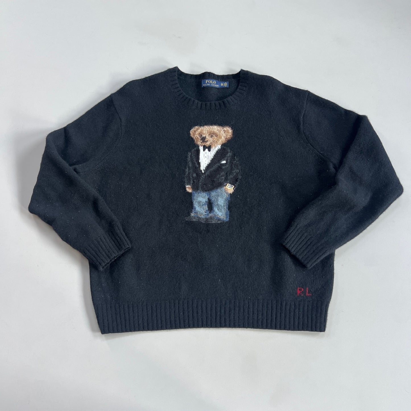 XL Polo Ralph Lauren Polo Bear Wool Sweater