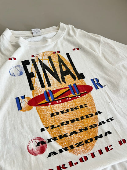 Large 1994 Nike Final Four Charlotte T-shirt