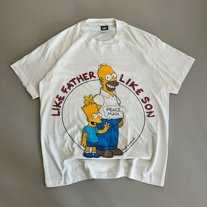 XL 90s The Simpsons Like Father Like Son T-shirt