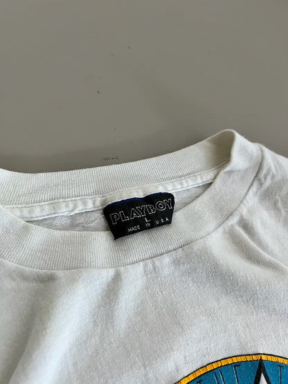 Large 90s Playboy True Mark T-shirt