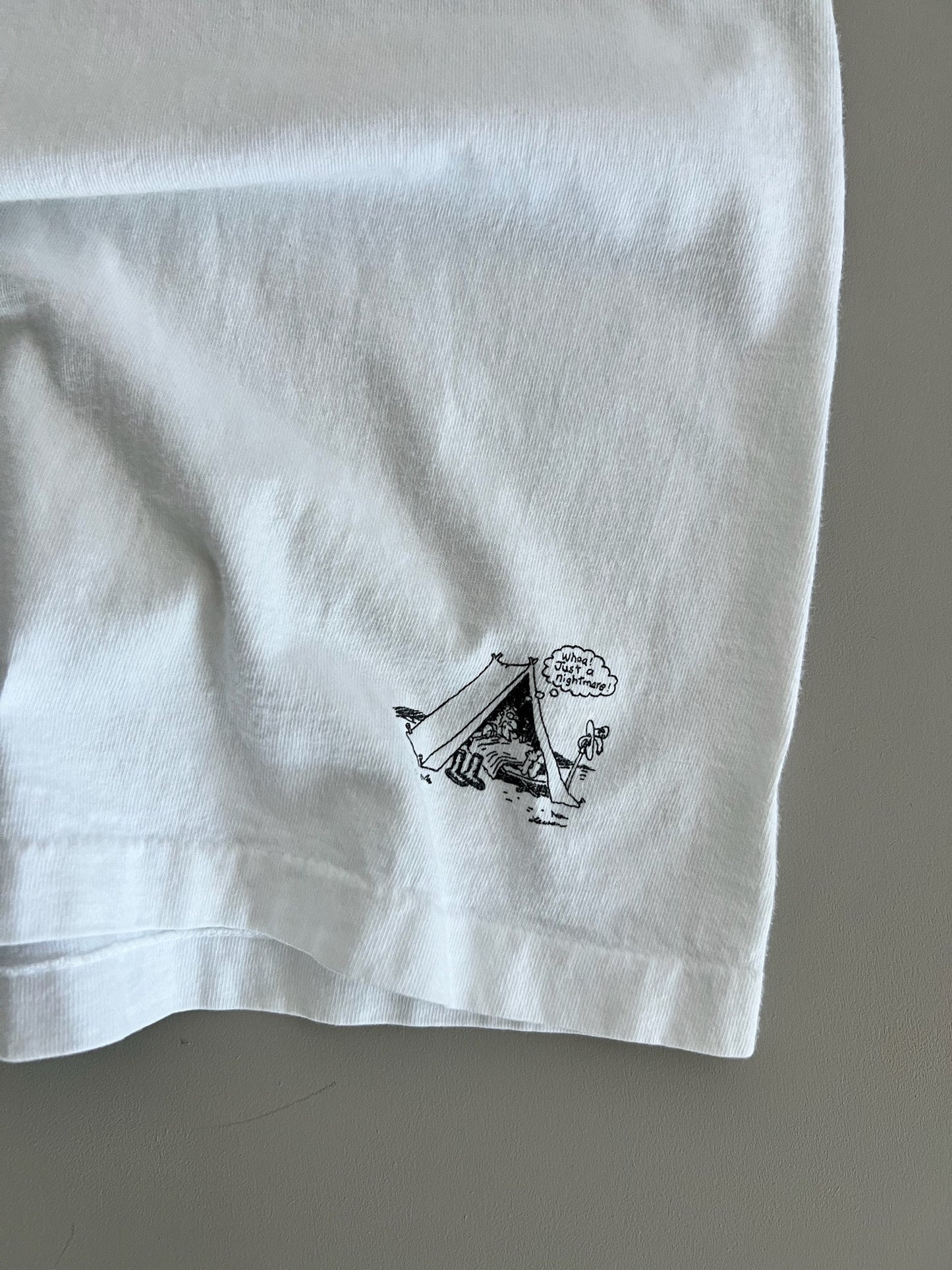 Large 1986 The Far Side Custers Last View t-shirt