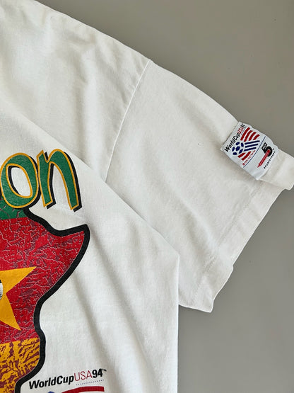 Large 1994 Cameroon World Cup T-shirt