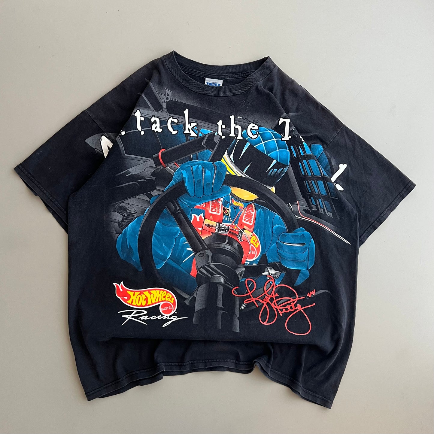 2XL 1994 Hot Wheels Racing Kyle Petty AOP T-shirt