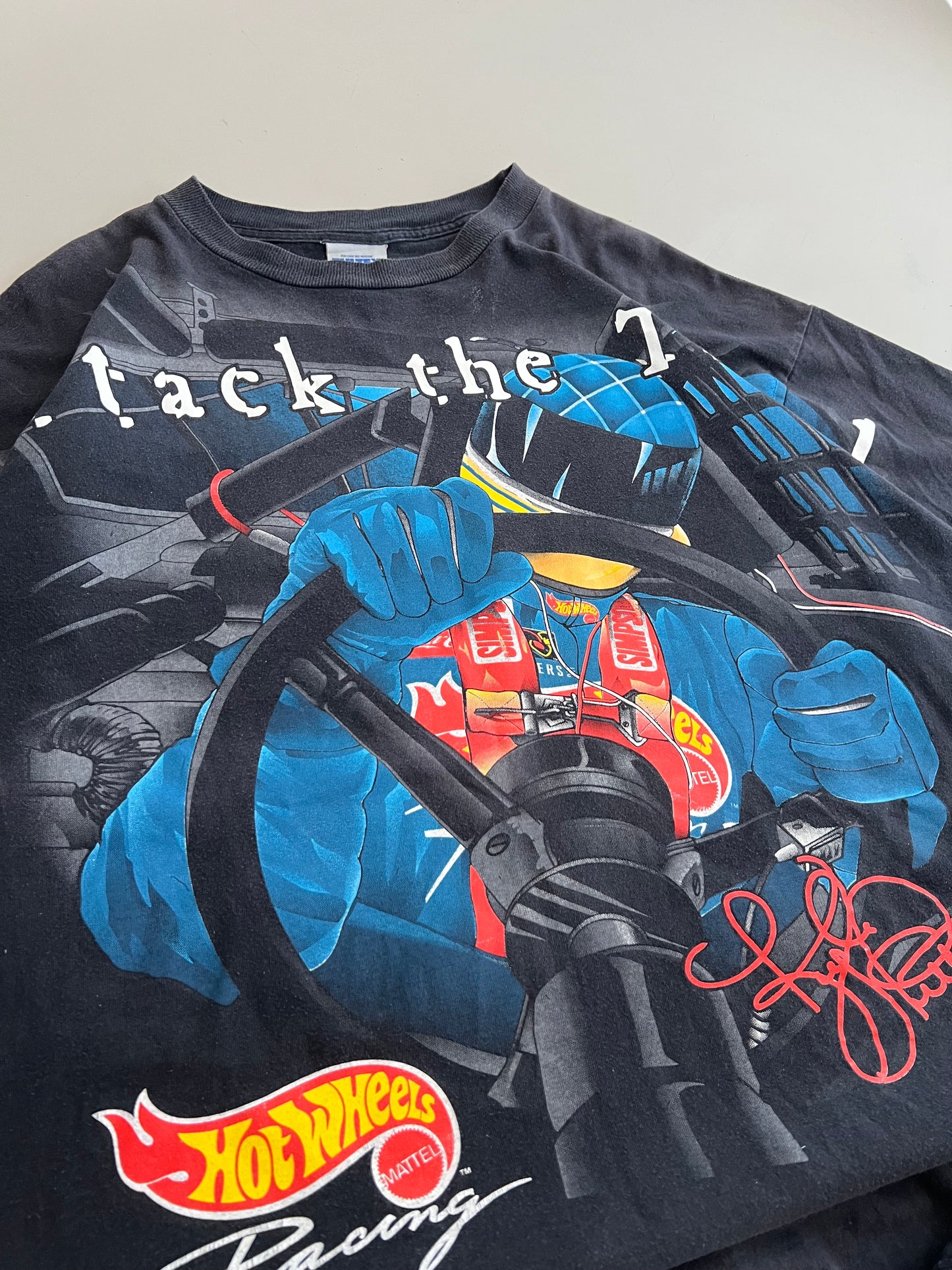 2XL 1994 Hot Wheels Racing Kyle Petty AOP T-shirt