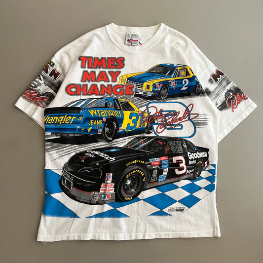 XL 1996 Dale Earnhardt Times May Change AOP T-shirt