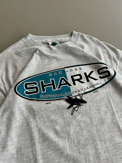 Large 90s San Jose Sharks T-shirt