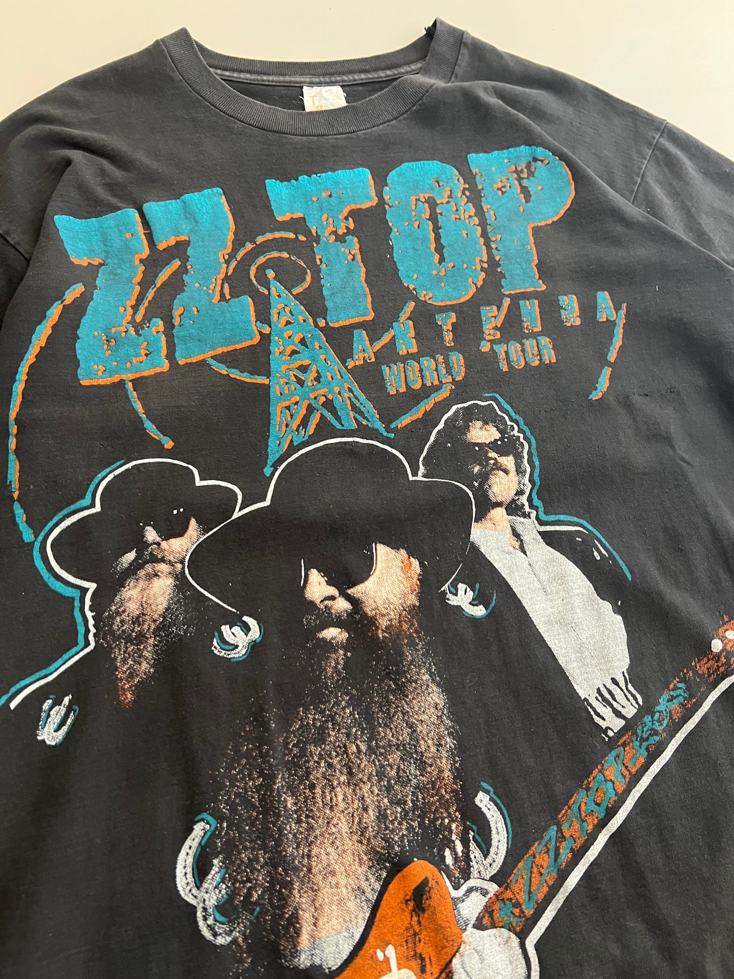 XL 90s ZZ Top Antenna World Tour T-shirt