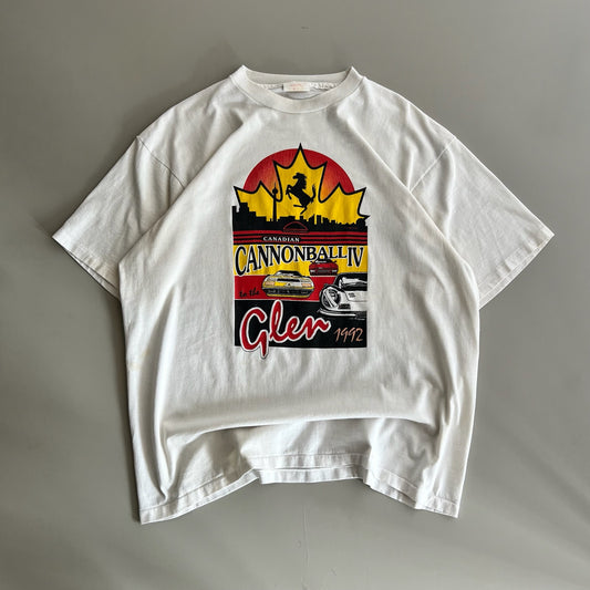 XL 1992 Canadian Cannonball IV Ferrari T-shirt