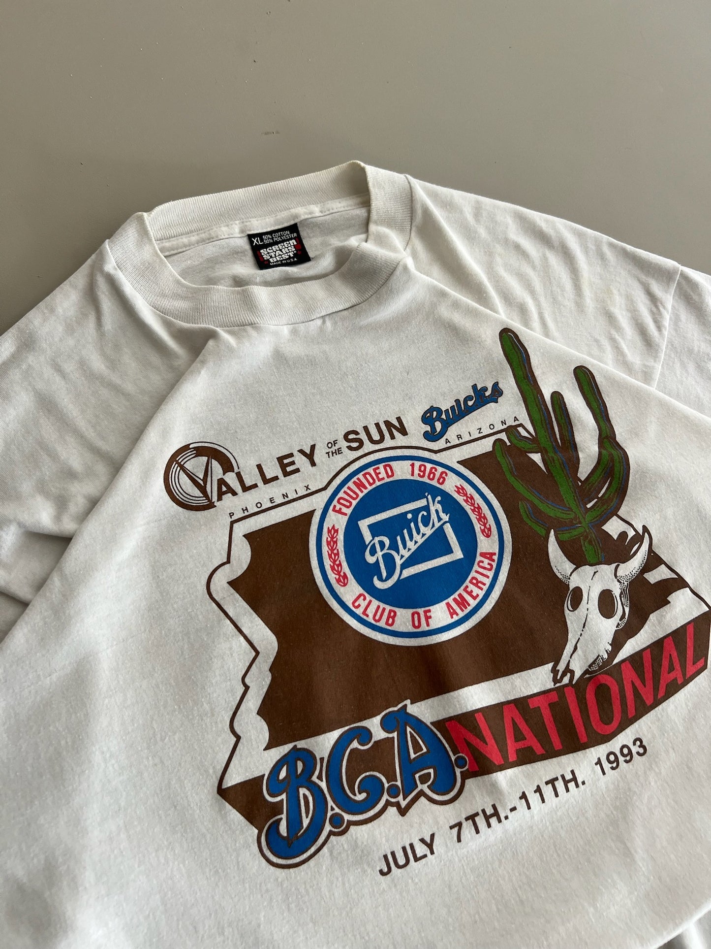 XL 1993 Buick Club Of America T-shirt