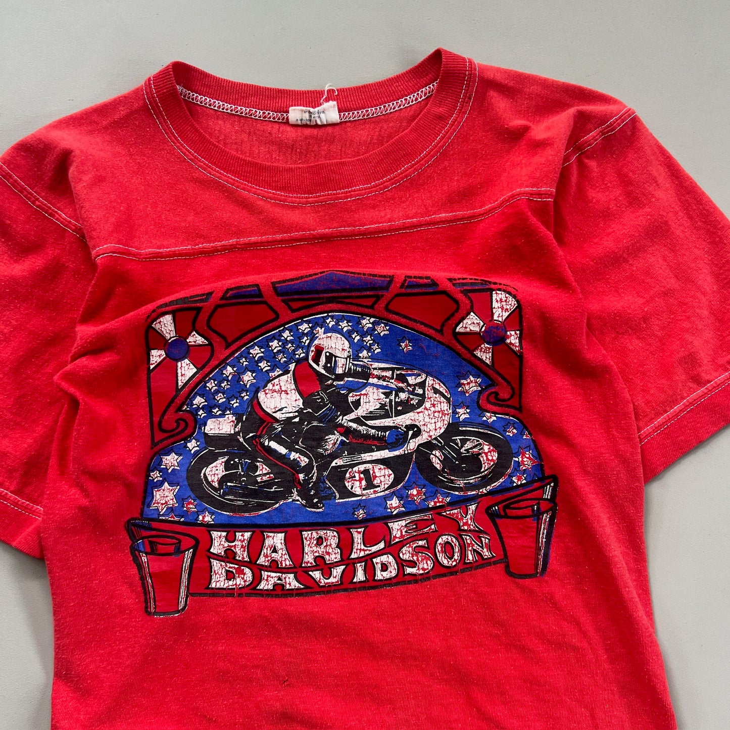 Youth Large 1970s Harley Davidson Shirt
