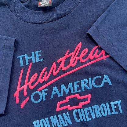 Large 1980s Heartbeat of America Chevy T-shirt