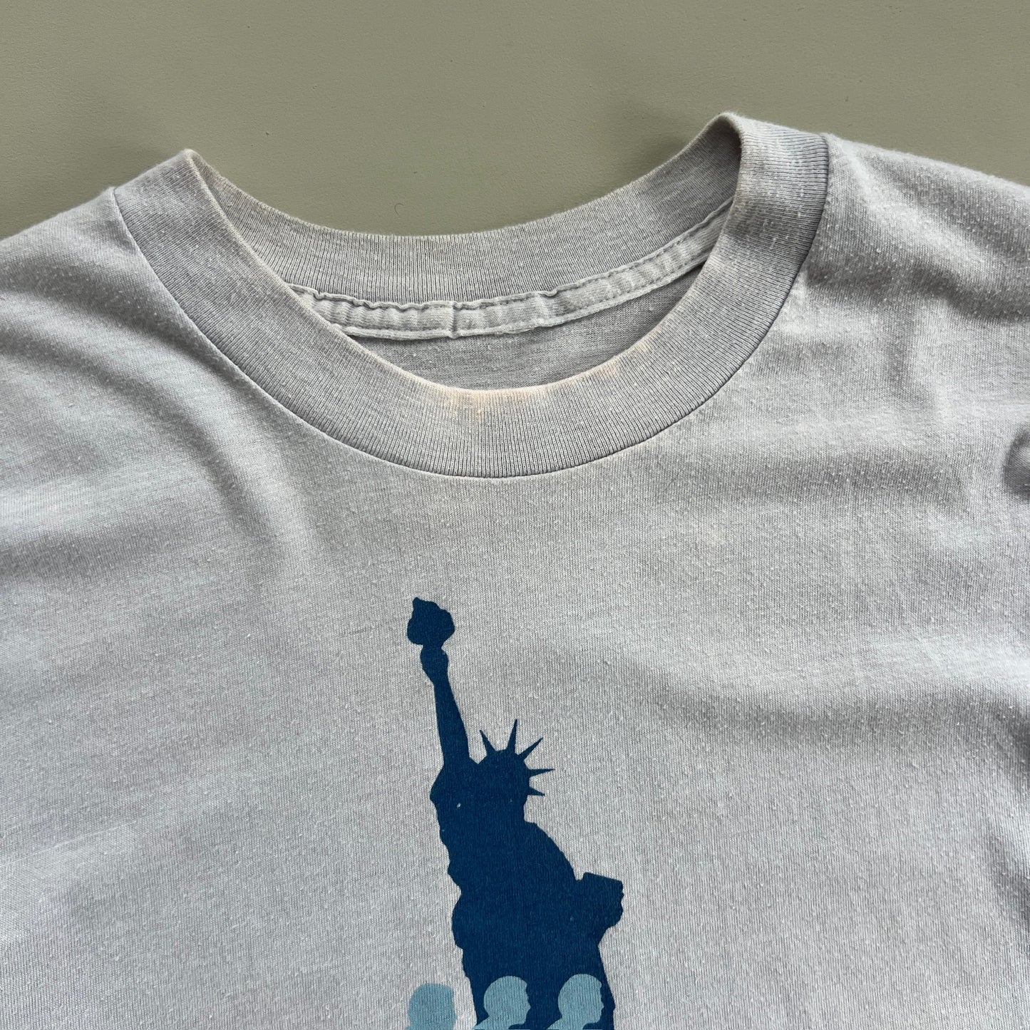 Large 1970s Stroh's Run for Liberty Adidas T-shirt