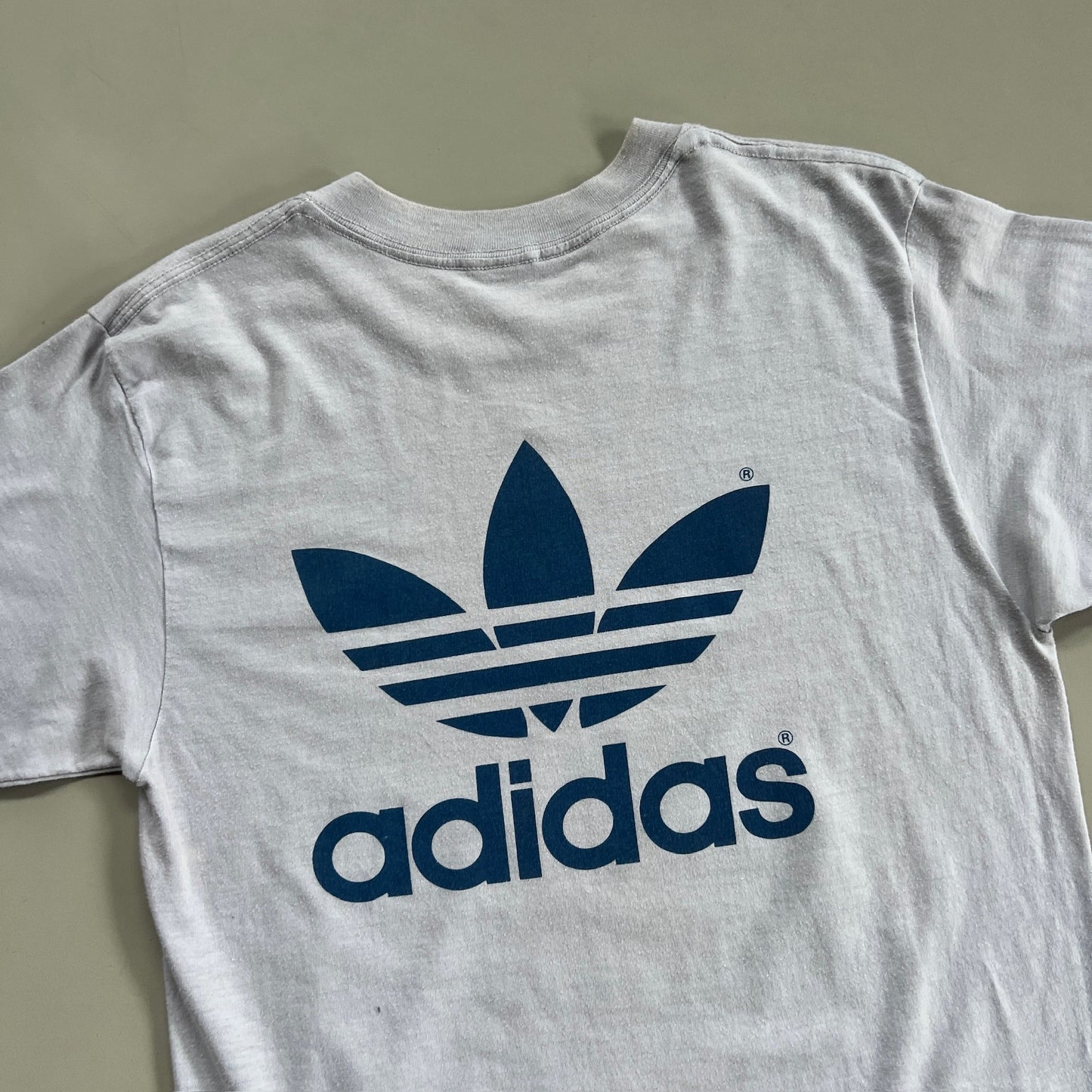 Large 1970s Stroh's Run for Liberty Adidas T-shirt