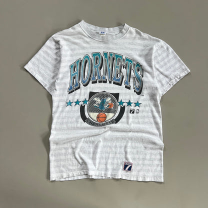 Medium 1980s Charlotte Hornets Logo7 T-shirt