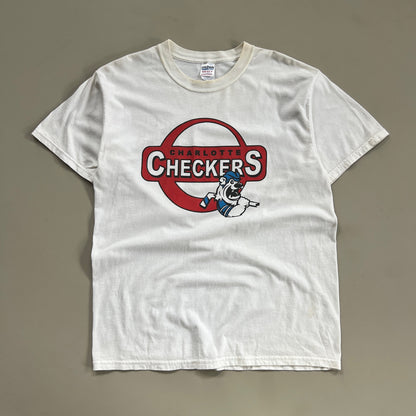 Large 2000s Charlotte Checkers ECHL T-shirt