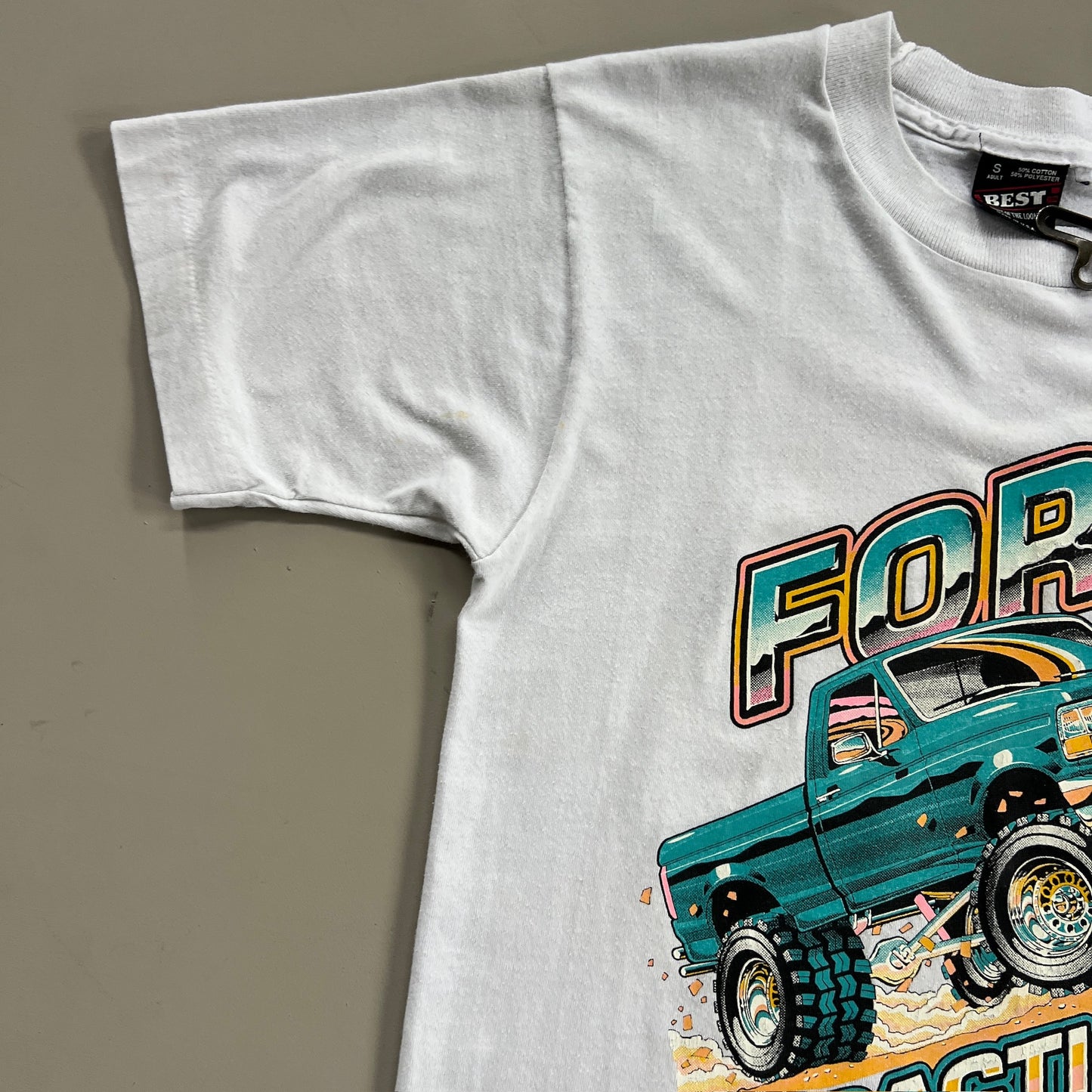Small 1990s Ford Powered Truck T-shirt