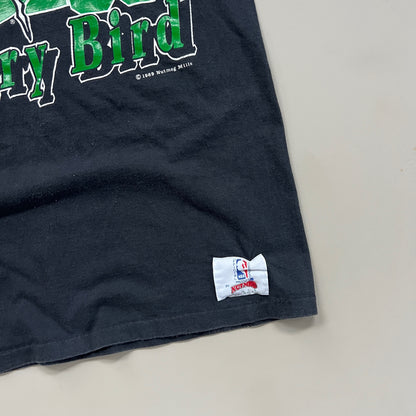 Medium 1989 Boston Celtics Larry Bird Nutmeg T-shirt