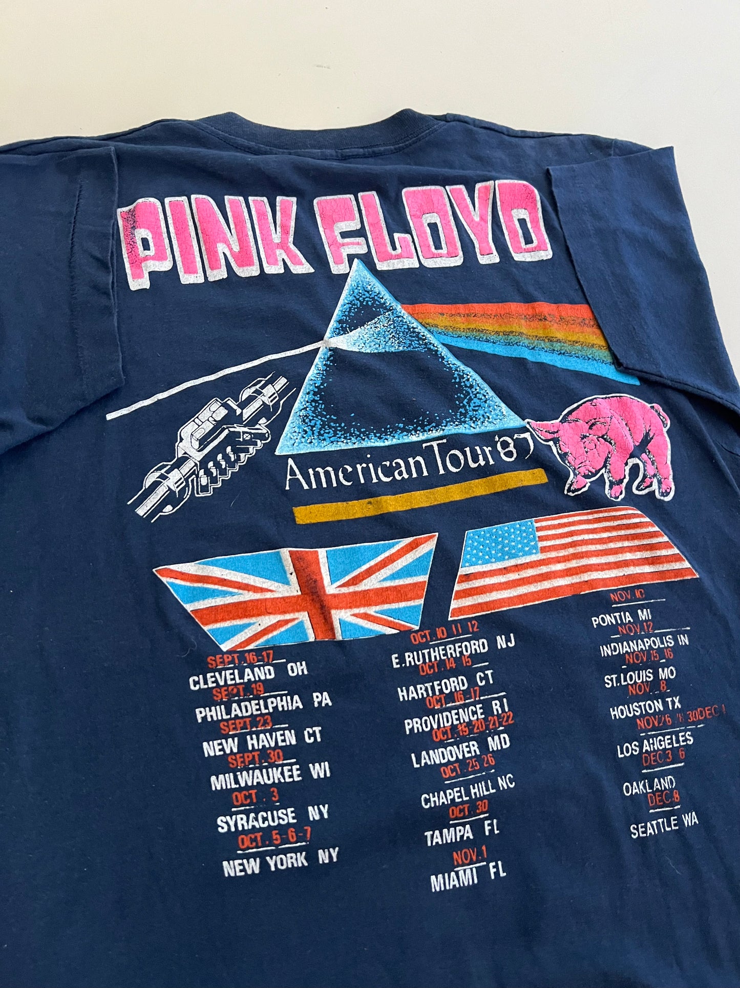 XL 1987 Pink Floyd A Momentary Lapse of Reason T-shirt