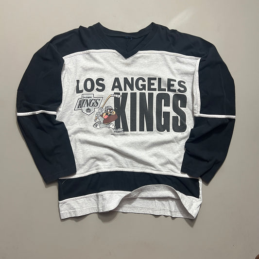 XL 1995 Los Angeles Kings Taz Cotton Hockey Jersey