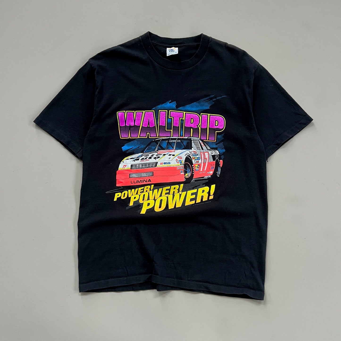 Large 1993 Michael Waltrip Power! T-shirt