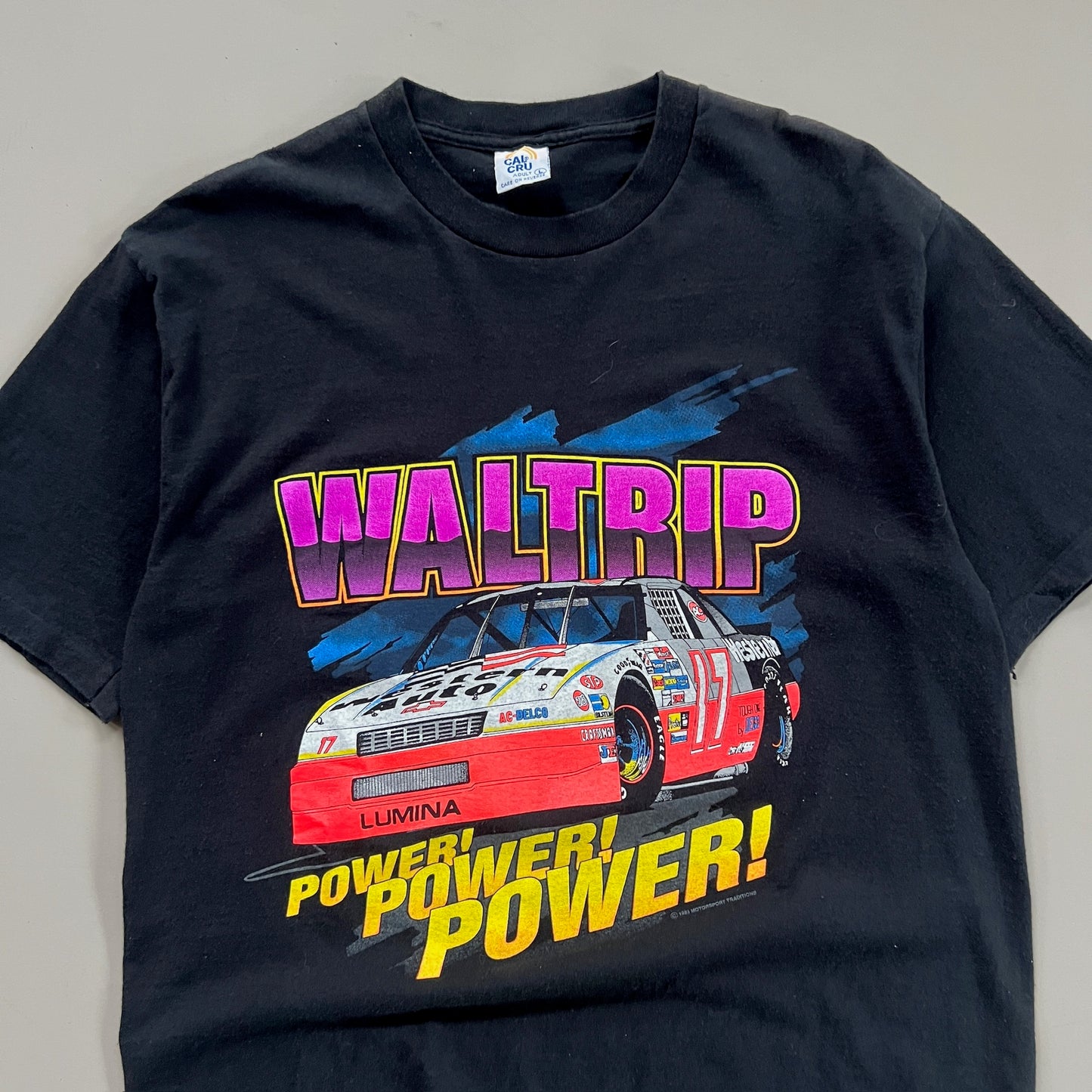 Large 1993 Michael Waltrip Power! T-shirt