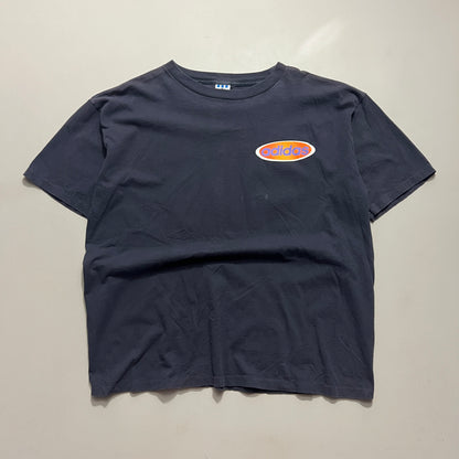 Large 90s Adidas Flame Trefoil T-shirt