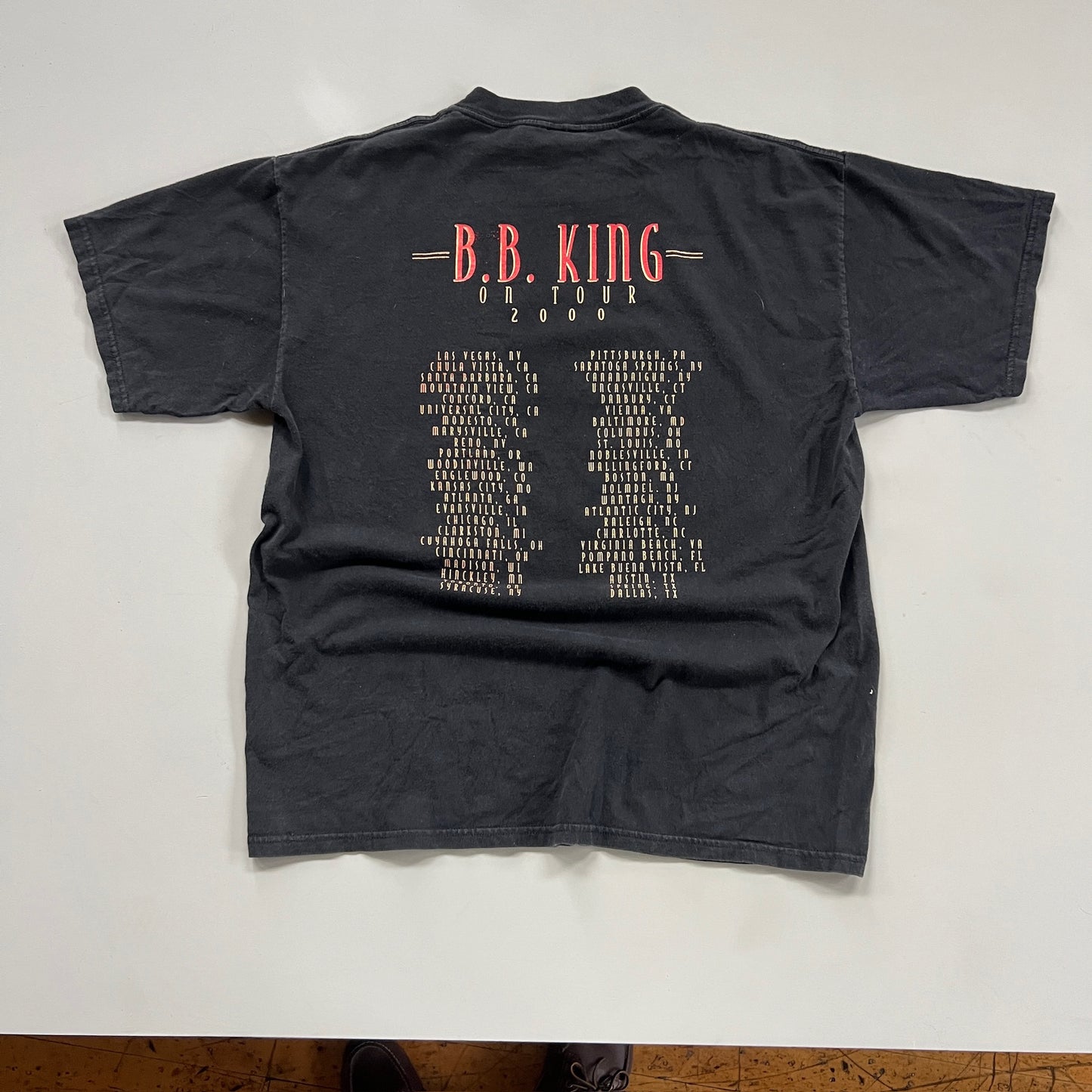Large 2000 B.B. King On Tour T-shirt