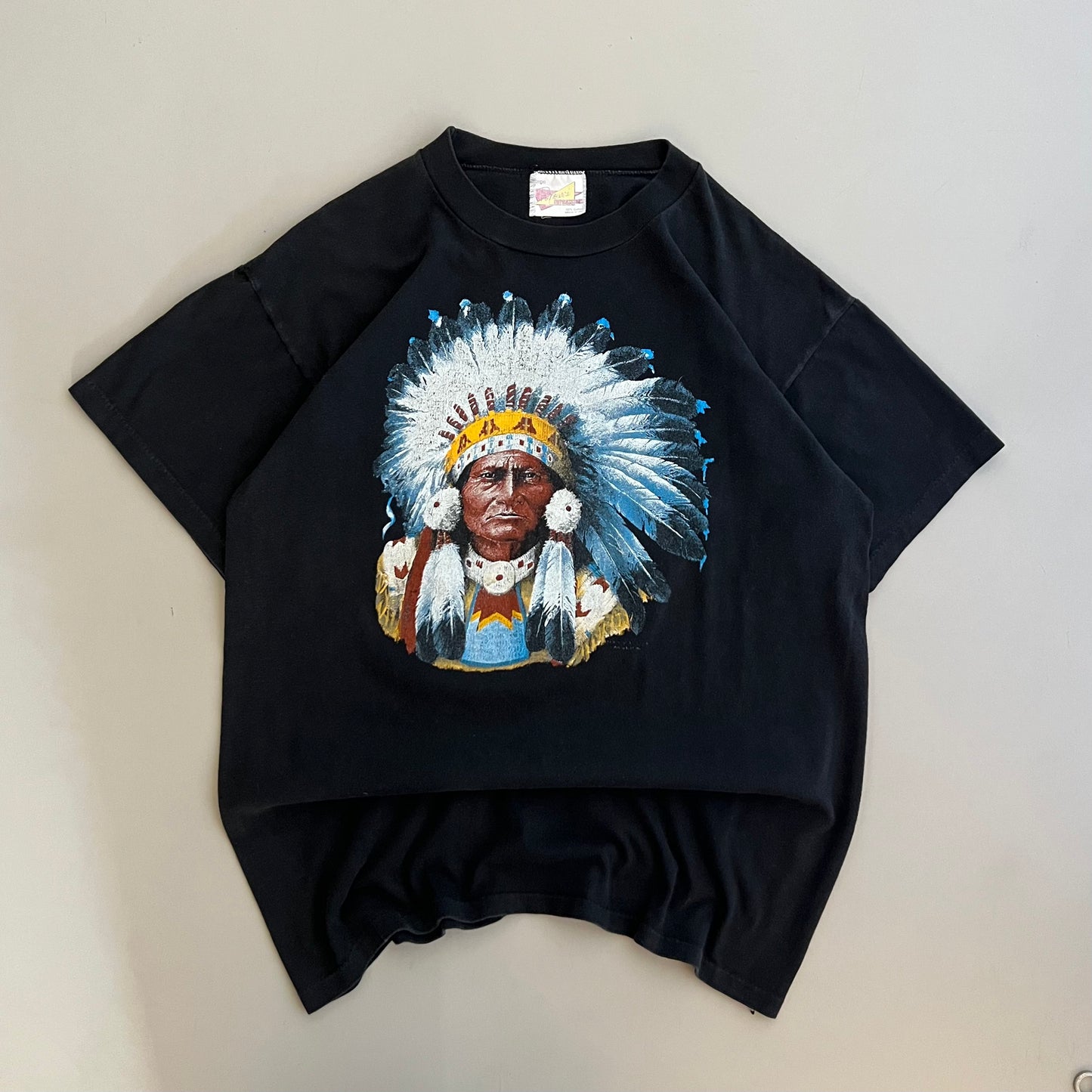 XL 90s Snakes Alive Leather Pit Native American T-shirt