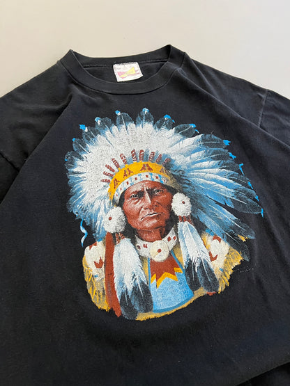 XL 90s Snakes Alive Leather Pit Native American T-shirt