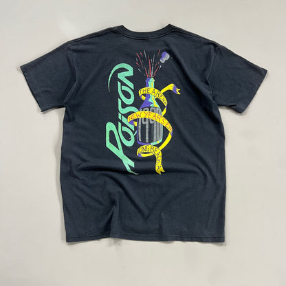 Large 1990 Poison NYE Long Beach T-shirt