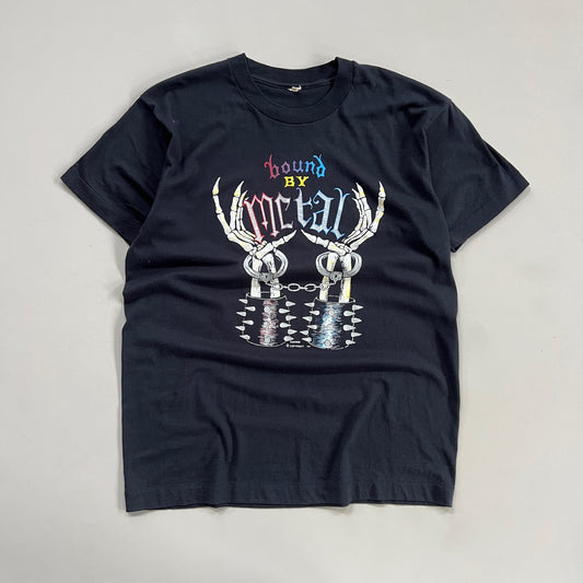 Large 1988 Bound by Metal T-shirt