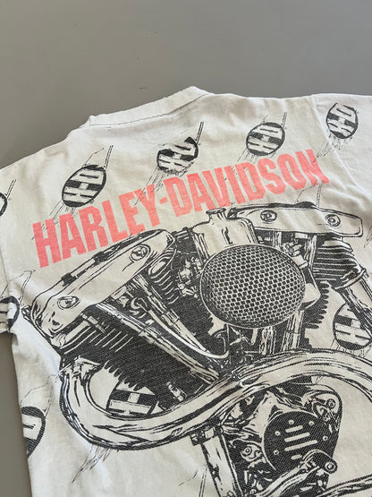 Small 90s Harley Davidson AOP T-shirt