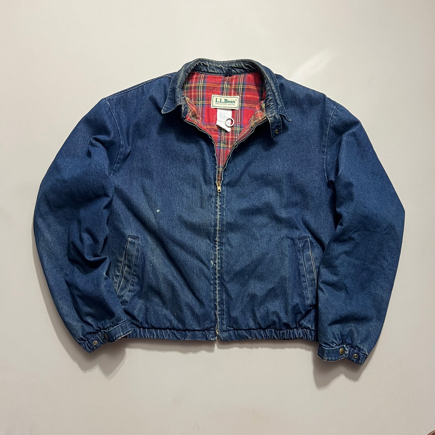 XLT 1990s L.L. Bean Denim Bomber Jacket