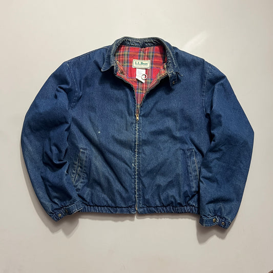 XLT 1990s L.L. Bean Denim Bomber Jacket
