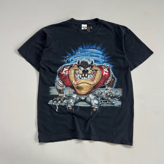 Large 1996 Looney Tunes Gridiron T-shirt