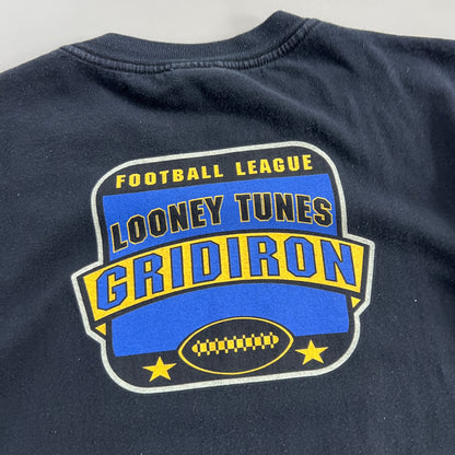 Large 1996 Looney Tunes Gridiron T-shirt
