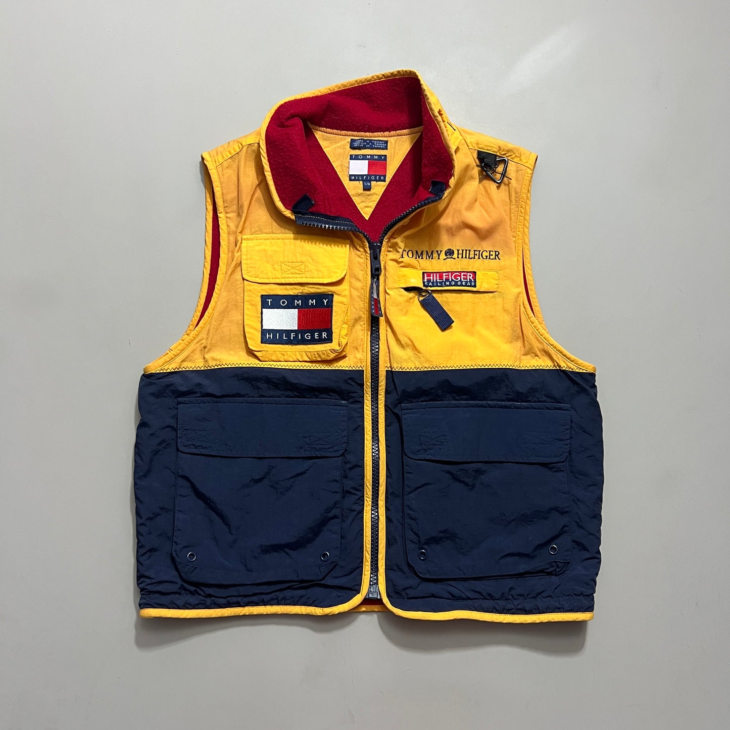 Large 1990s Tommy Hilfiger Sailing Gear Vest
