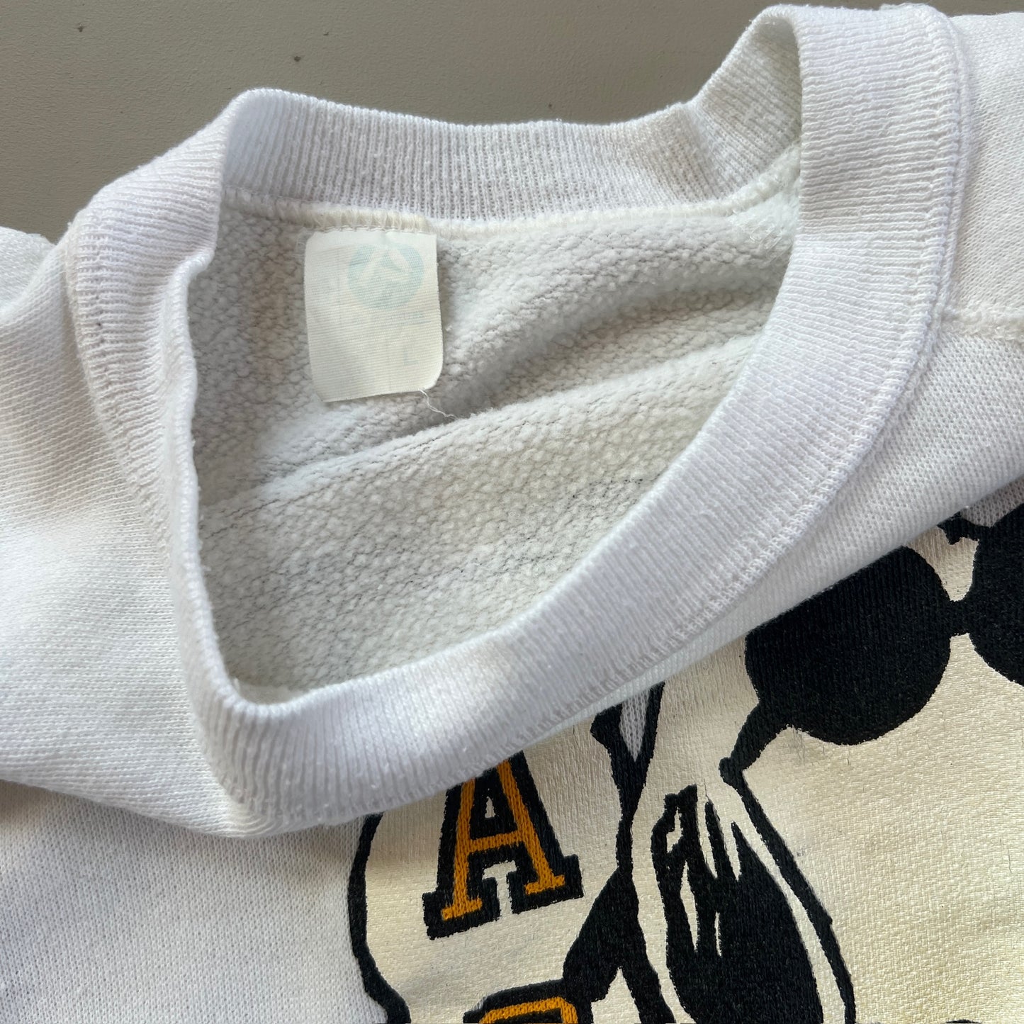 Large 1970s App State Snoopy Joe App Sweatshirt