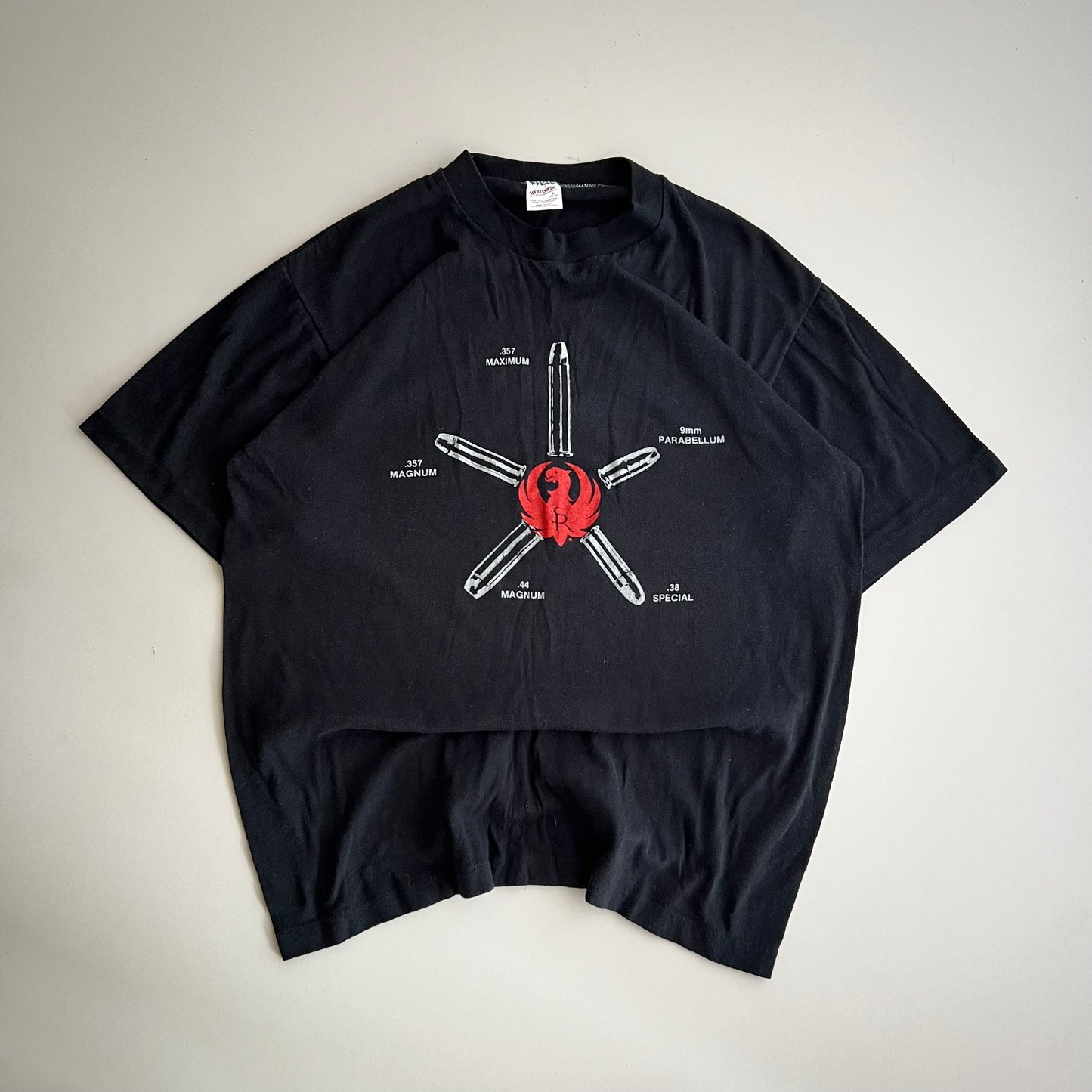 Large 1970s Ruger Ammunition T-shirt