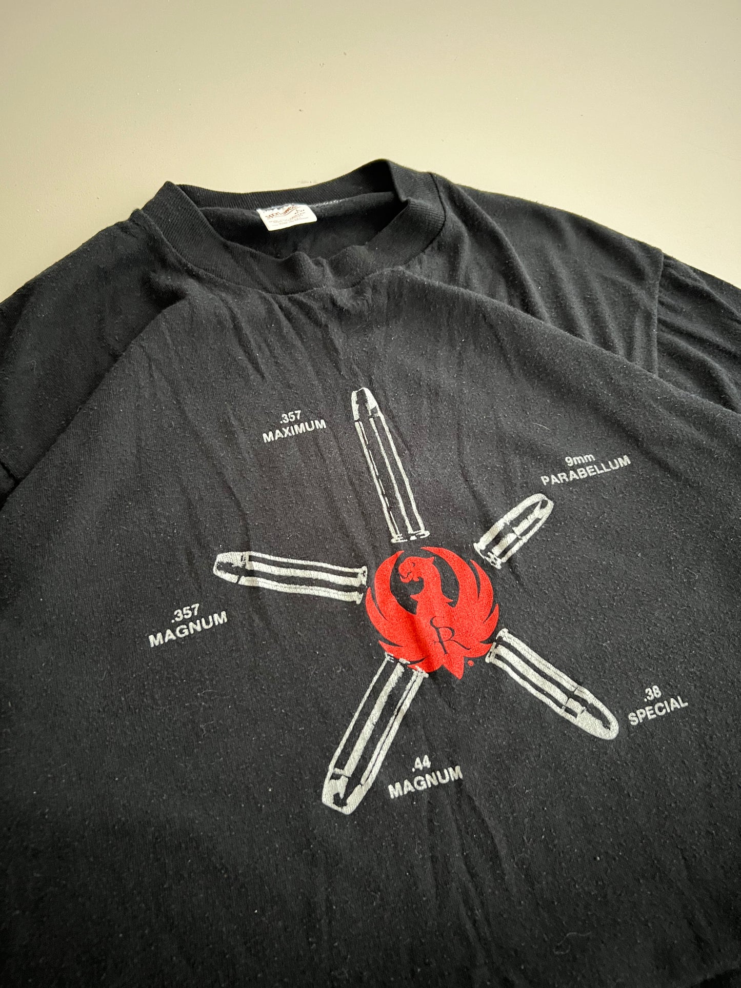 Large 1970s Ruger Ammunition T-shirt