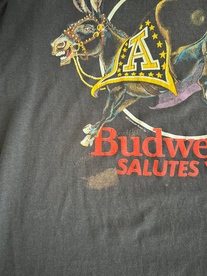 Large 1987 Army Budweiser T-shirt