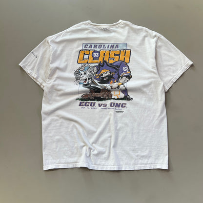 XL 2003 ECU vs UNC Football Dowdy-Ficklin T-shirt