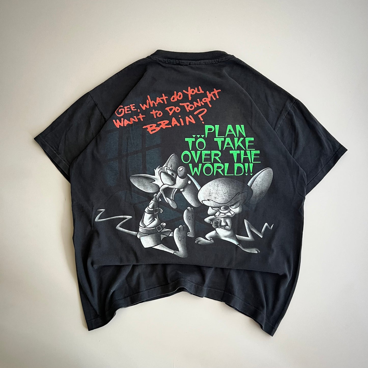 XL 1995 Pinky And The Brain T-shirt