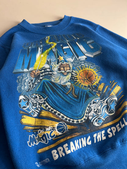 Youth Large 90s Orlando Magic Salem Wizard Sweatshirt